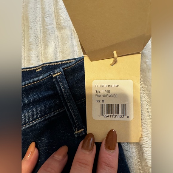 NWT MOTHER The Hustler Ankle Fray SZ 28 - Picture 2 of 8